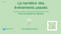 Verbes en -ER: Poser une question et répondre à la question